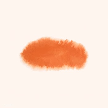 Orange watercolor style banner vector set | Free stock vector - 530710