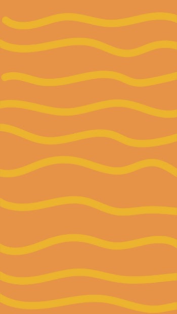 Orange wave pattern iPhone wallpaper | Free Photo - rawpixel