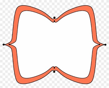 Orange Wide Pointy Frame - Red Label Frame Png