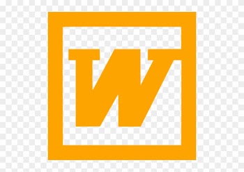 Orange Word Icon - Microsoft Word Vector Png