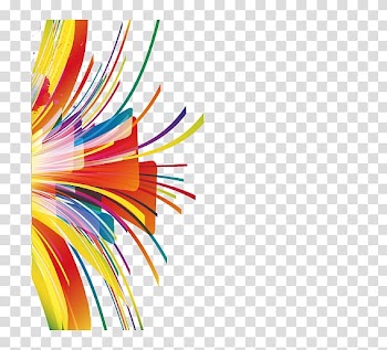 Orange, yellow, and green , Line Graphic design Euclidean , Colorful lines transparent background PNG clipart