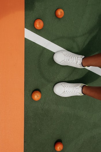 Oranges and White Sneakers