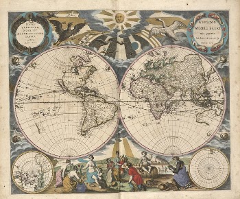 Orbis terrarum nova et accuratissima | Free Photo - rawpixel