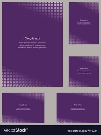Orchid page corner design template set vector image