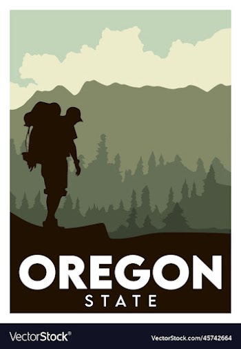 oregon state with beautiful view