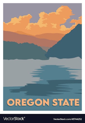 oregon state with beautiful view