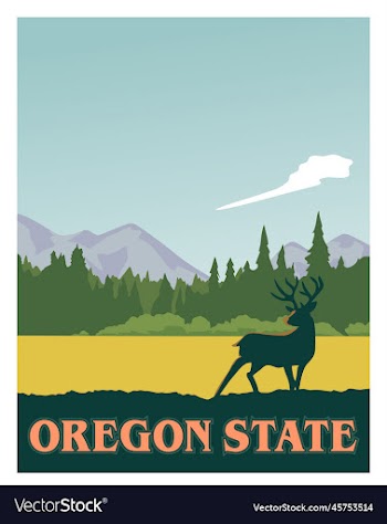 oregon state with beautiful view