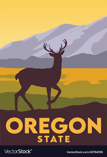 oregon state with beautiful view