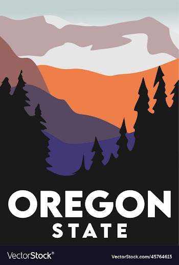 oregon state with beautiful view