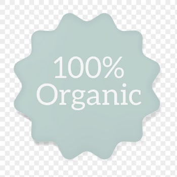 Organic badge png sticker on transparent | Free PNG - rawpixel