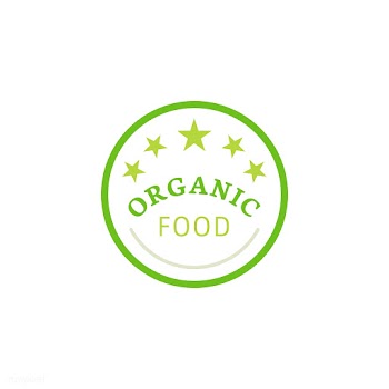 Organic food badge emblem illustration | Free stock vector - 463420