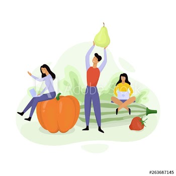 Organic food concept