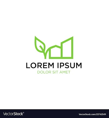 Organic food factory logo icon vector image