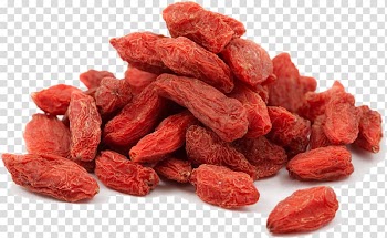 Organic food Goji Dried Fruit Berry Raw foodism, health transparent background PNG clipart