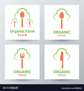  					Organic food symbol icon vector image														
