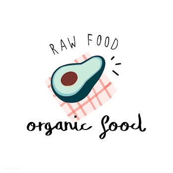 Organic food with an avocado vector | Free stock vector - 537959