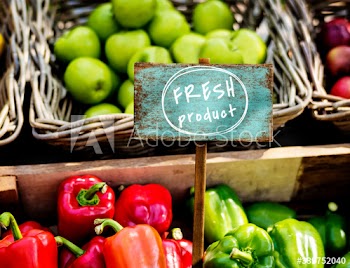 Organic fresh agricultural product at the farmer market