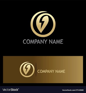  					Organic leaf energy gold logo vector image														
