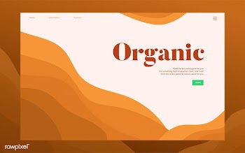 Organic planting informational website graphi.. | Free stock vector - 458448