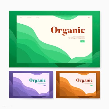 Organic planting informational website graphi.. | Free stock vector - 458469