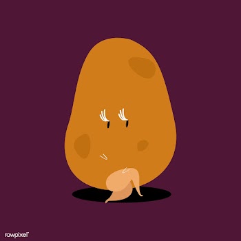 Organic potato cartoon character vector | Free stock vector - 538649
