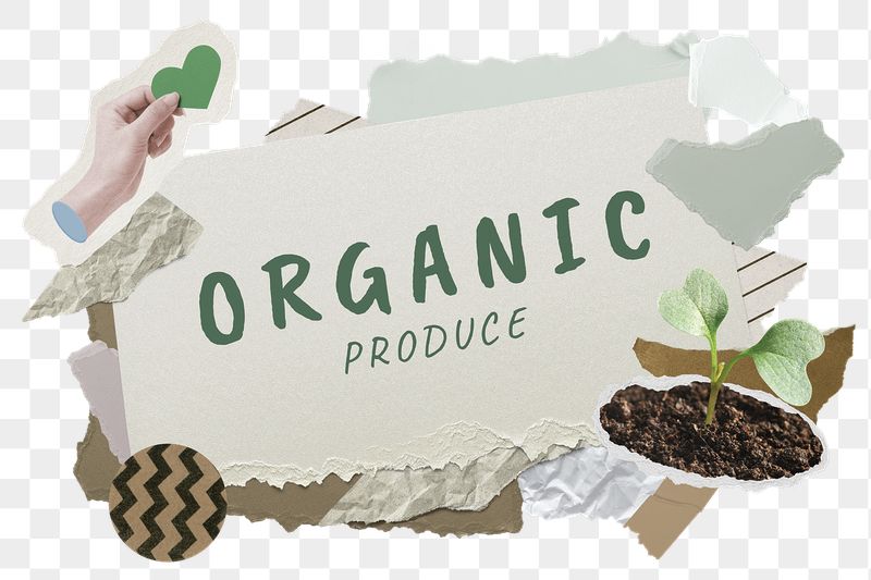 Organic produce png word sticker | Free PNG - rawpixel