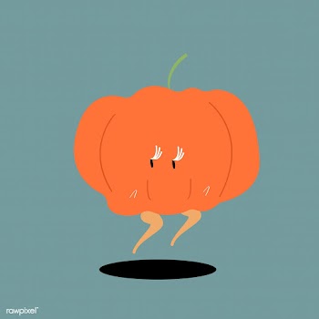 Organic pumpkin cartoon character vector | Free stock vector - 538664