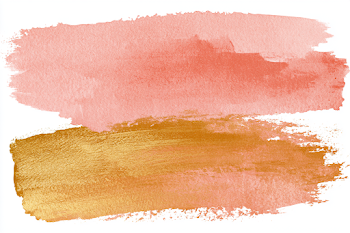 Organic Watercolor Background in Dusty Pink and Ochre