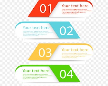 Organizational chart Infographic - Staggered business information chart 