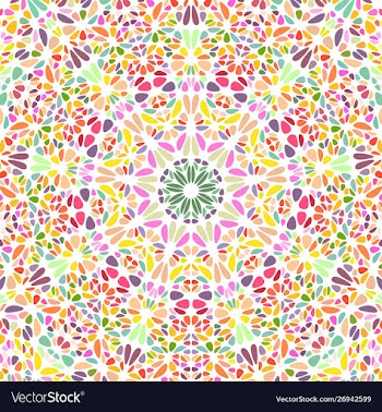 Oriental abstract dynamic psychedelic circular vector image