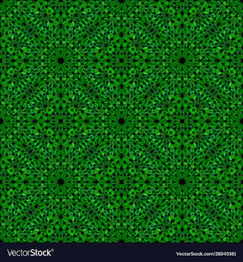 Oriental abstract floral kaleidoscope petal vector image