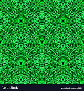 Oriental abstract gem stone ornament pattern vector image