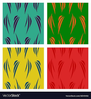 Oriental assembly of patterns vector image