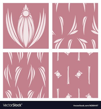 Oriental assembly of patterns vector image