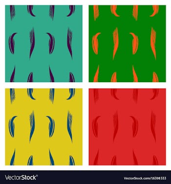 Oriental assembly of patterns vector image