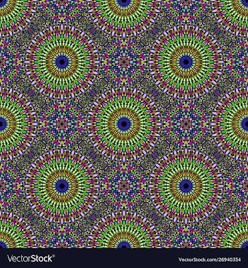 Oriental bohemian mandala flower ornament pattern vector image