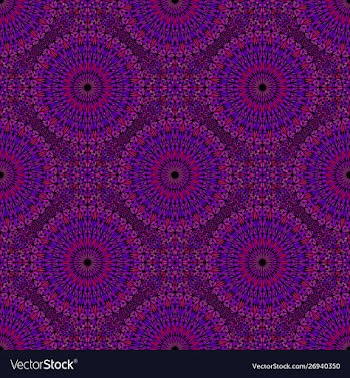 Oriental dark purple mosaic mandala ornament vector image