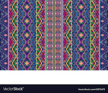 oriental ethnic geometry ikat seamless pattern