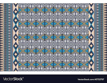oriental ethnic geometry ikat seamless pattern