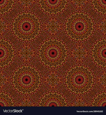 Oriental geometrical abstract kaleidoscope vector image