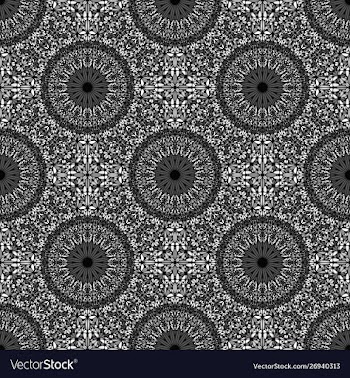 Oriental geometrical abstract mandala flower vector image