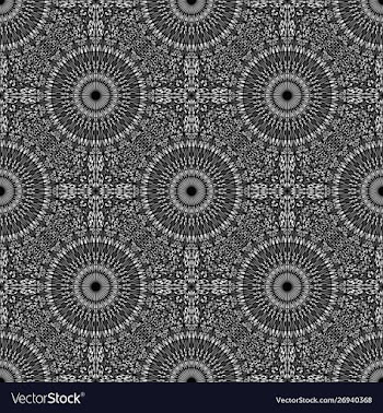 Oriental geometrical abstract mandala flower vector image
