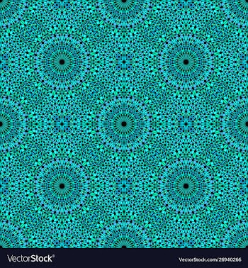 Oriental geometrical bohemian kaleidoscope vector image
