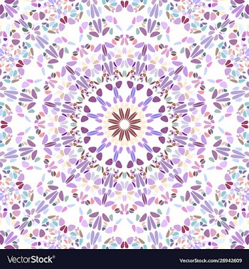 Oriental geometrical colorful gravel mosaic vector image
