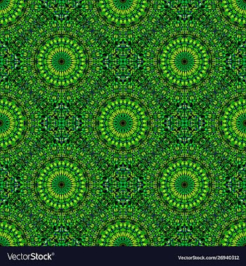 Oriental multicolor abstract floral mandala vector image