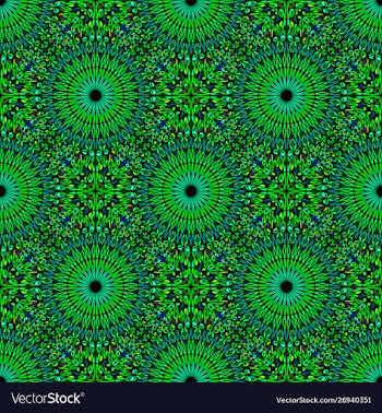 Oriental multicolor abstract floral mandala vector image
