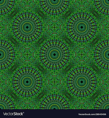 Oriental multicolor abstract floral mandala vector image