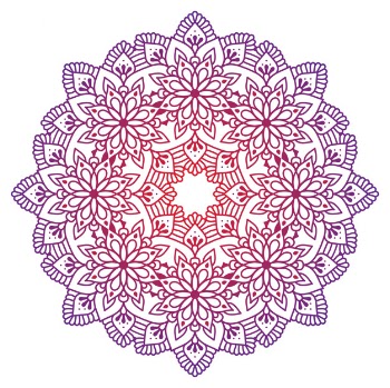 Oriental ornament mandala Free Vector