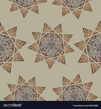 Oriental pattern islam arabic turkish moroccan vector image
