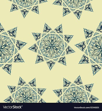 Oriental pattern islam arabic turkish moroccan vector image